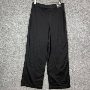 New Express Cropped Wide Leg High Rise Black‎ Size 8 Pant